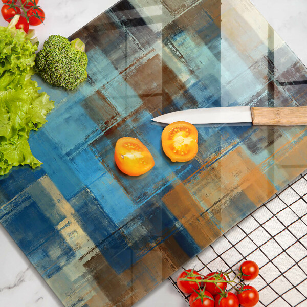 Induction hob protector Painted background