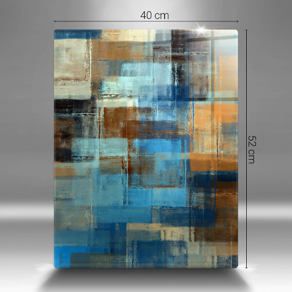 Induction hob protector Painted background