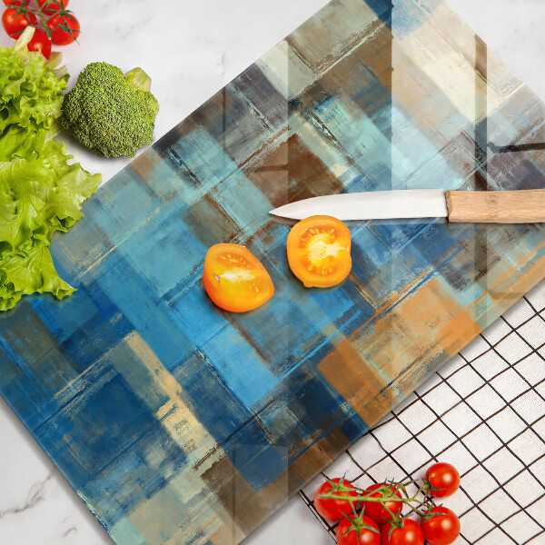 Induction hob protector Painted background