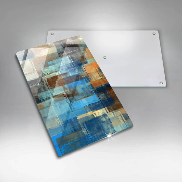 Induction hob protector Painted background