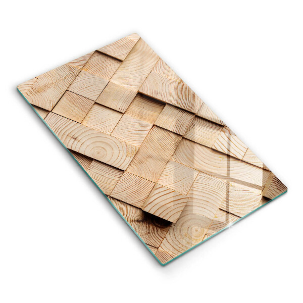 Kitchen countertop cover Wooden squares