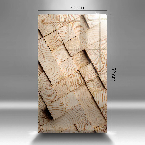 Kitchen countertop cover Wooden squares