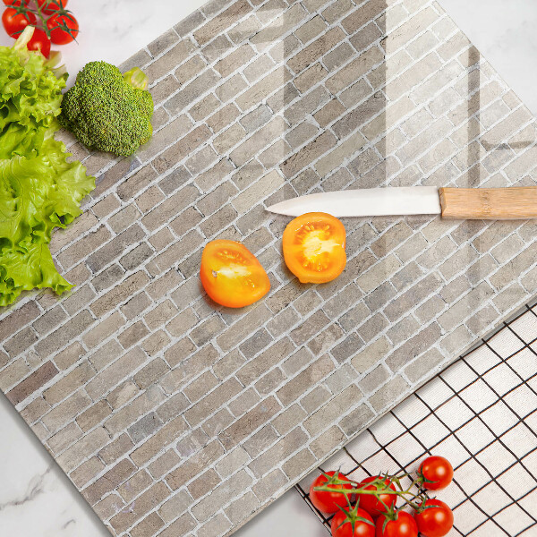 Kitchen countertop cover Wall bright bricks