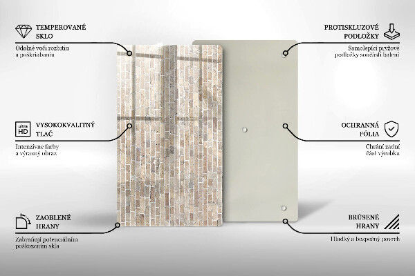 Kitchen countertop cover Wall bright bricks