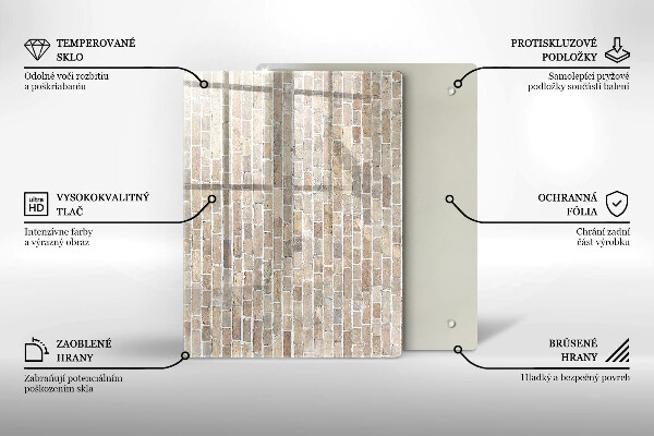 Kitchen countertop cover Wall bright bricks