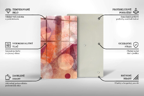 Kitchen countertop cover Abstract art