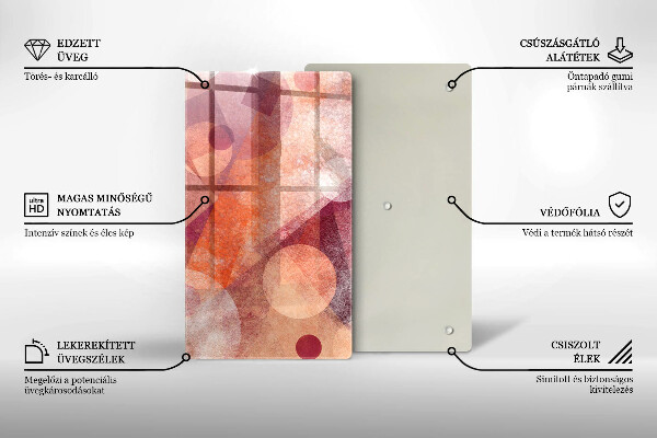 Kitchen countertop cover Abstract art