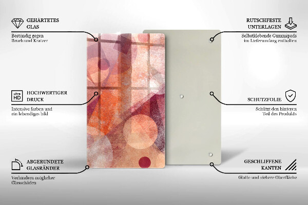 Kitchen countertop cover Abstract art