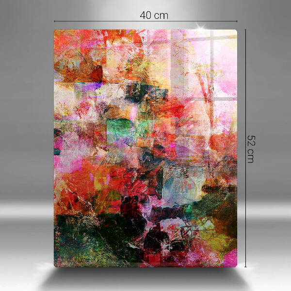 Induction hob protector Paint abstraction