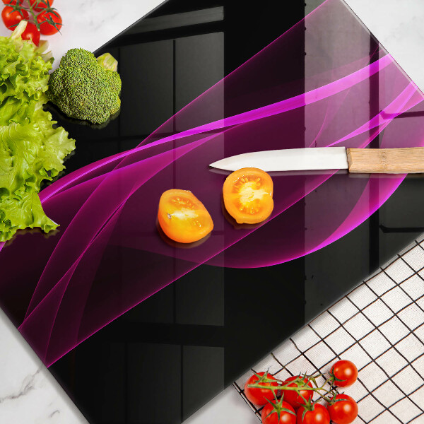 Kitchen countertop cover Pink abstraction