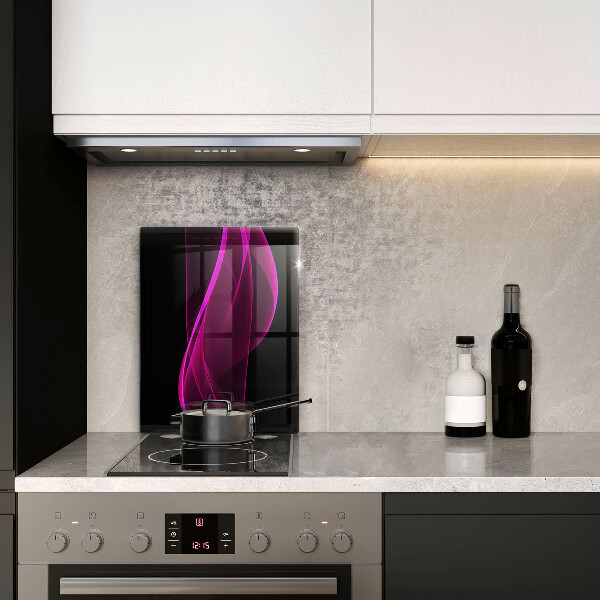 Kitchen countertop cover Pink abstraction