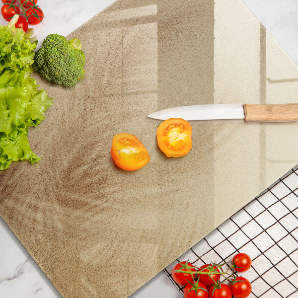 Kitchen countertop cover Beach sand and holidays