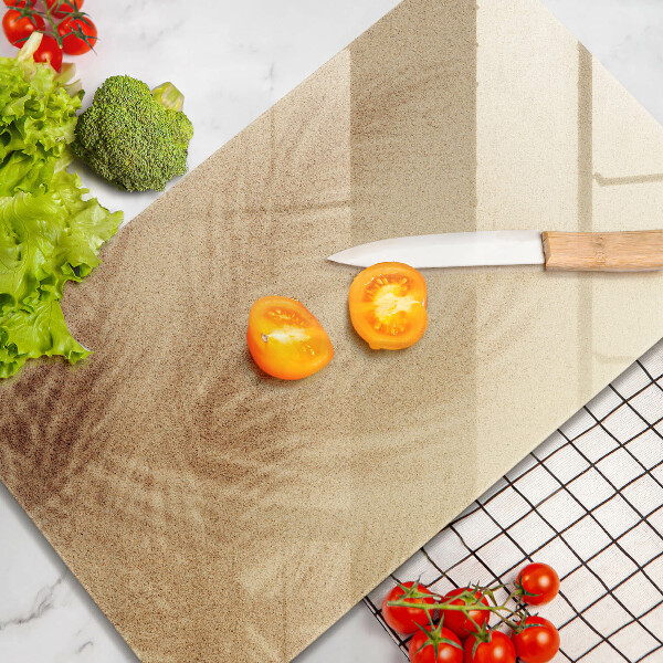 Kitchen countertop cover Beach sand and holidays