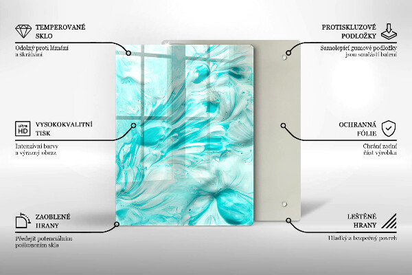 Induction hob protector Paints abstraction