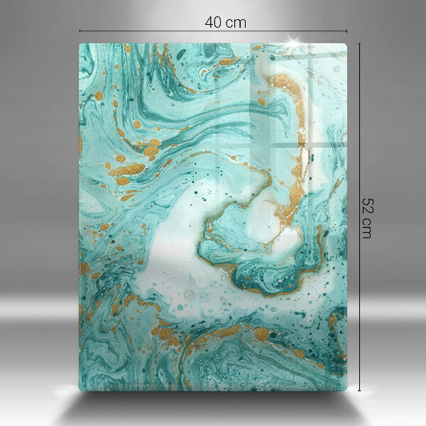 Induction hob protector Blue abstraction