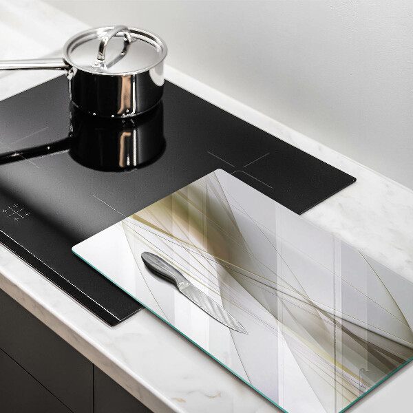 Induction hob protector Abstraction Design lines
