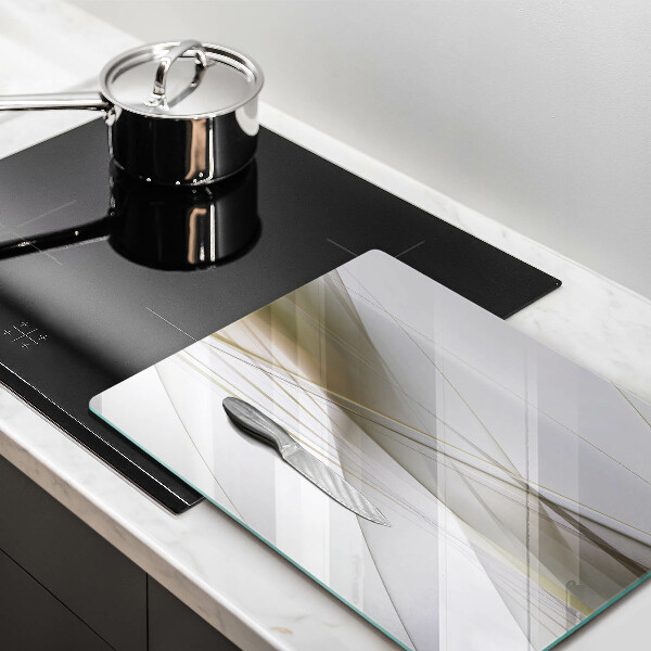 Induction hob protector Abstraction Design lines