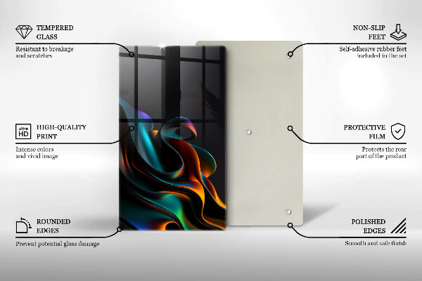 Worktop cover Colorful abstraction