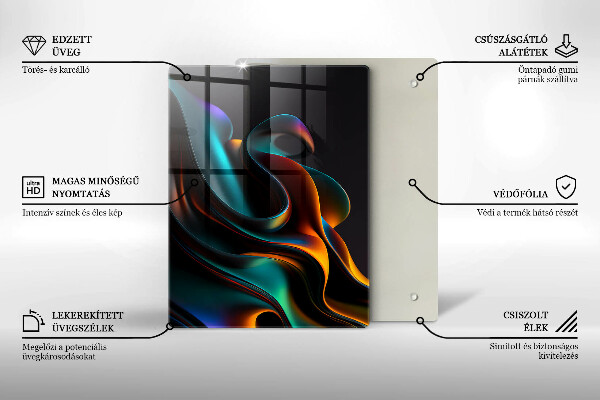 Worktop cover Colorful abstraction