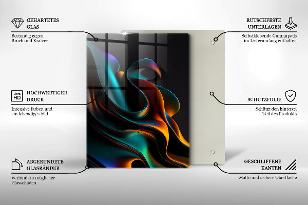 Worktop cover Colorful abstraction