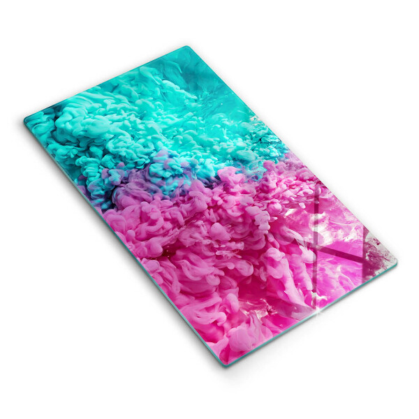 Worktop cover Turkos-pink smoke