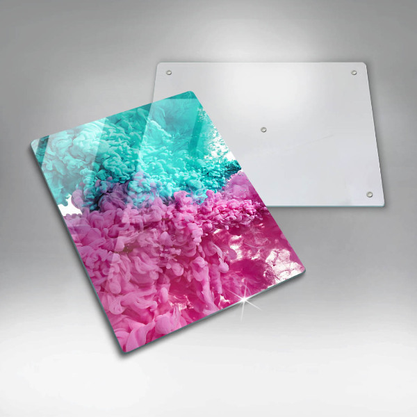 Worktop cover Turkos-pink smoke