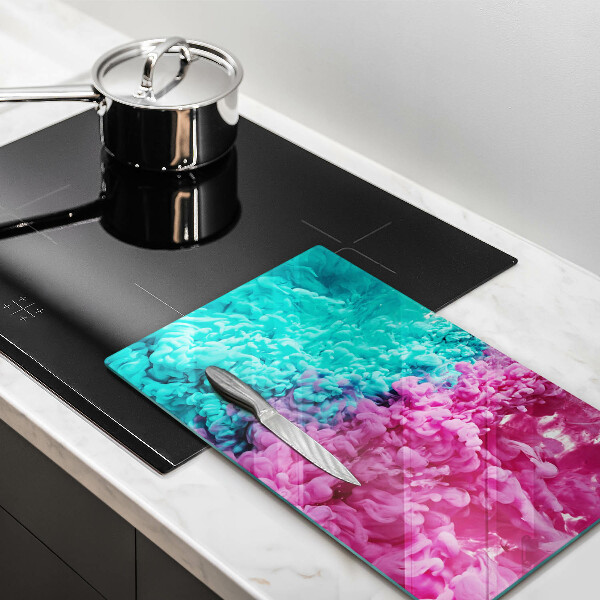 Worktop cover Turkos-pink smoke