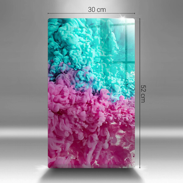 Worktop cover Turkos-pink smoke