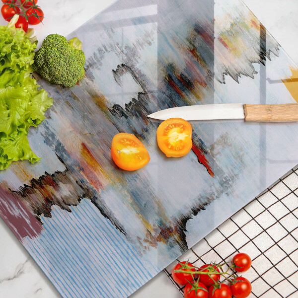 Induction hob protector Paints abstraction