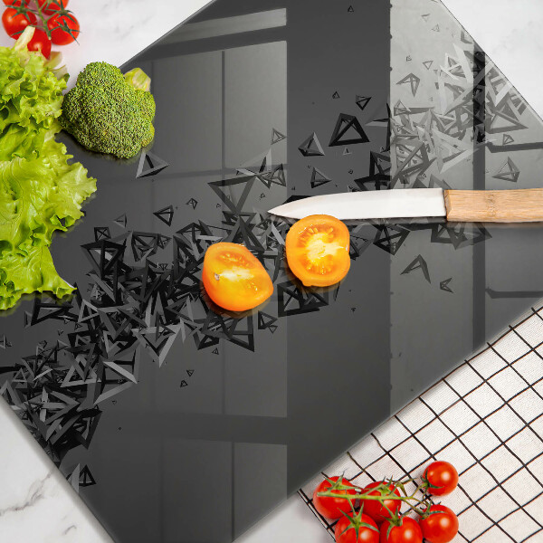 Induction hob protector Abstraction 3D shapes