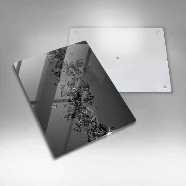 Induction hob protector Abstraction 3D shapes