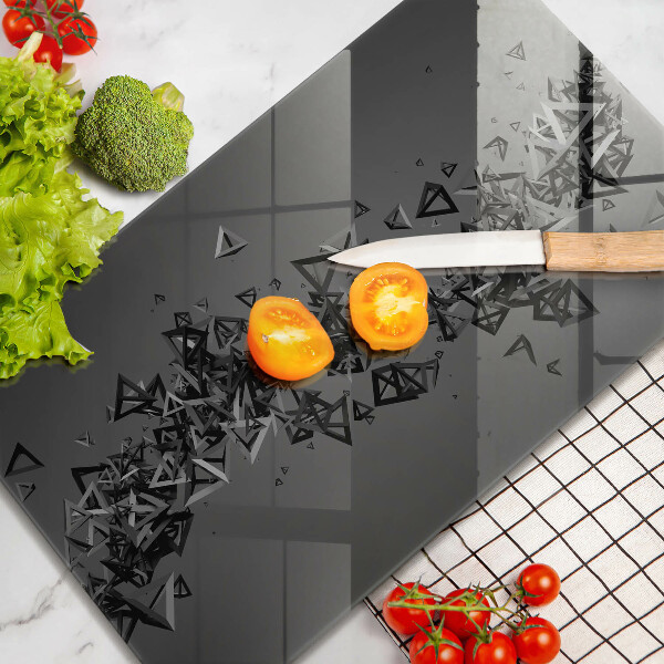 Induction hob protector Abstraction 3D shapes