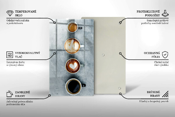 Induction hob protector Kitchen - Coffee cups