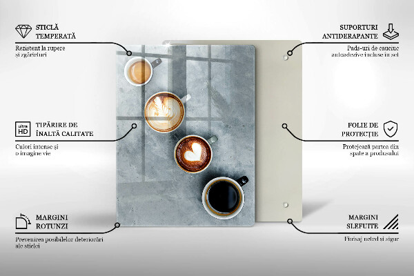 Induction hob protector Kitchen - Coffee cups