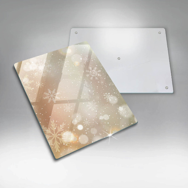 Induction hob protector Snowflakes