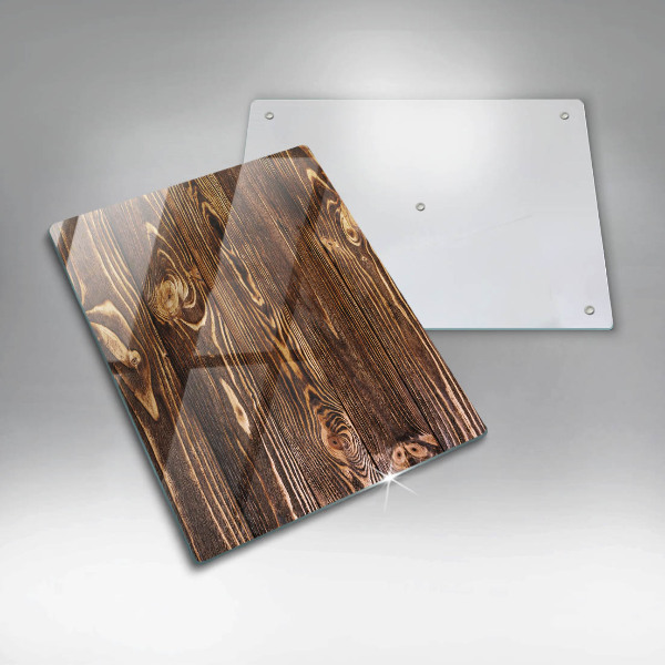 Induction hob protector Wood texture