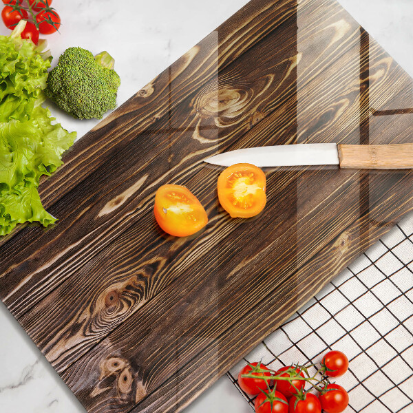 Induction hob protector Wood texture