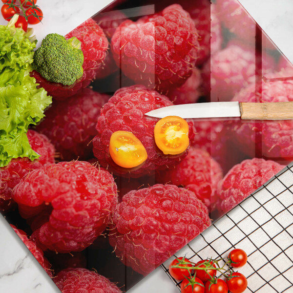 Induction hob protector Raspberry fruit