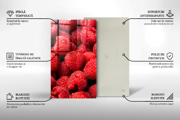 Induction hob protector Raspberry fruit