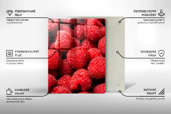 Induction hob protector Raspberry fruit
