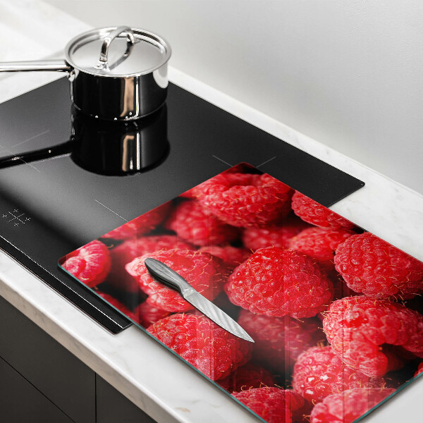 Induction hob protector Raspberry fruit