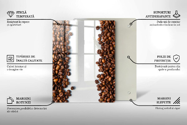 Induction hob protector Grain coffee