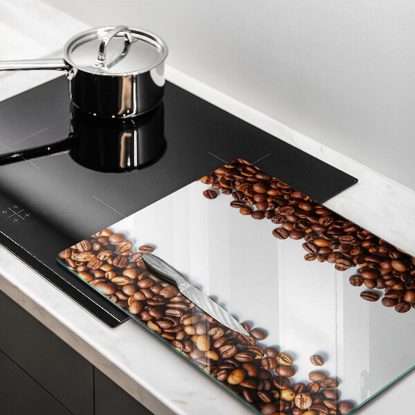 Induction hob protector Grain coffee