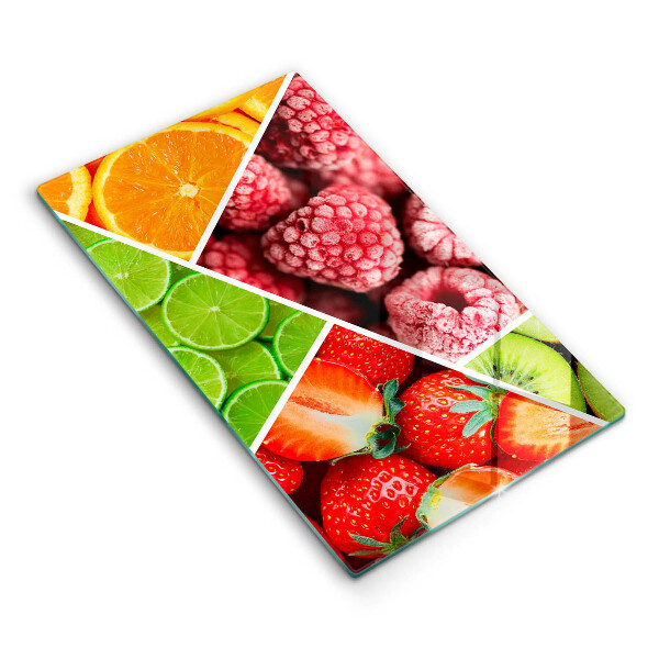 Induction hob protector Colorful fruit