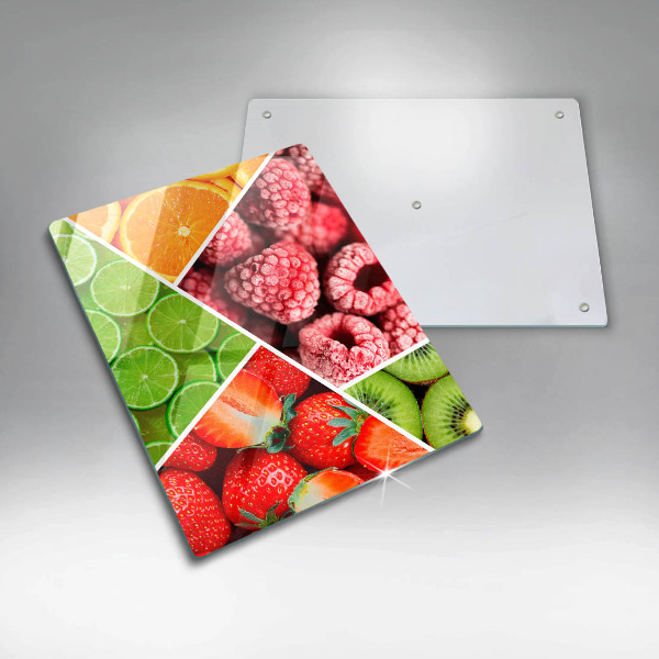 Induction hob protector Colorful fruit