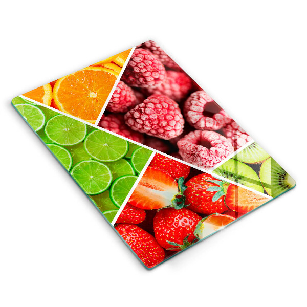 Induction hob protector Colorful fruit