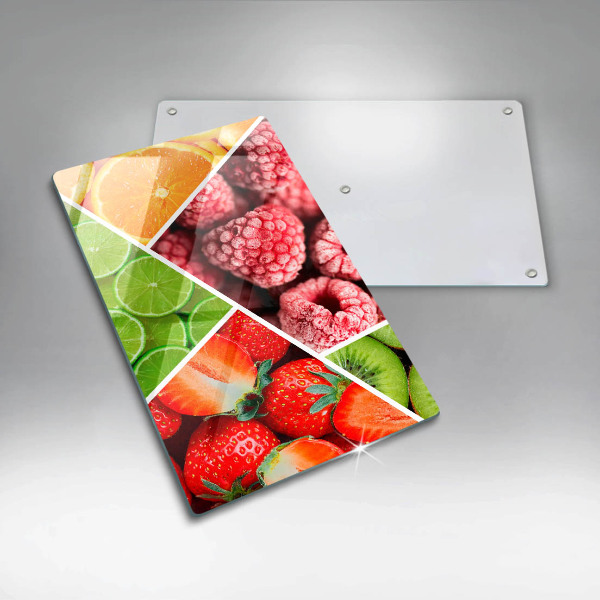 Induction hob protector Colorful fruit