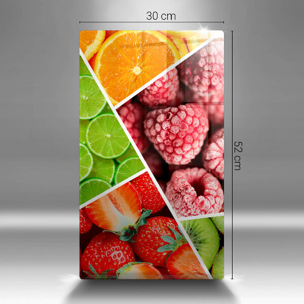 Induction hob protector Colorful fruit