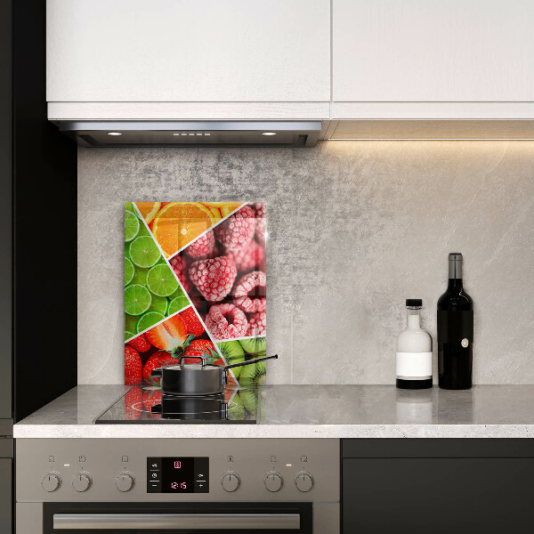 Induction hob protector Colorful fruit