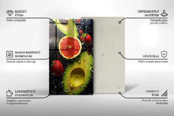 Induction hob protector Fruits and vegetables